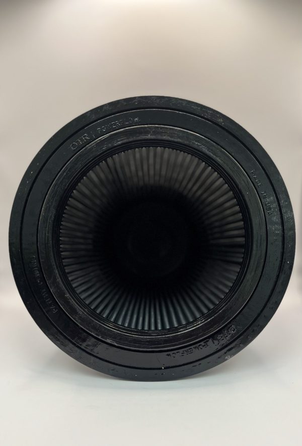 Black Hex Conical Filter 5.5" Inlet x 8.5" Dia. x 9" H.