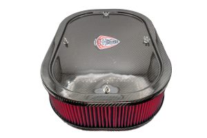 Sprint Car Filter System With Carbon Fibre Lids – 5.0” Filter <div class="shopsku">SKU: SSFF-C01-P</div>