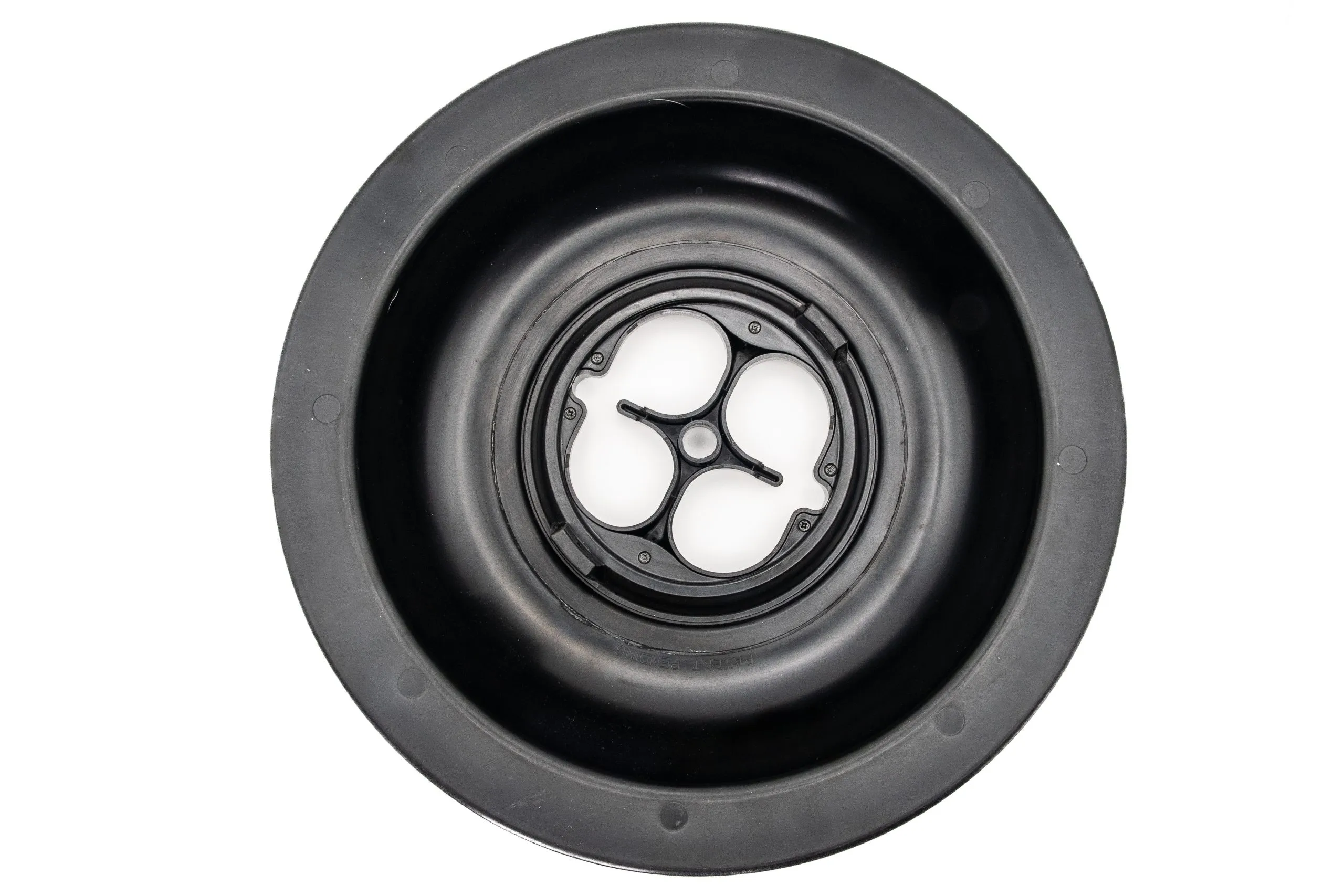 4150 4 Barrel 14" Air Cleaner Base with Direct Flow Technology - Black - Image 2