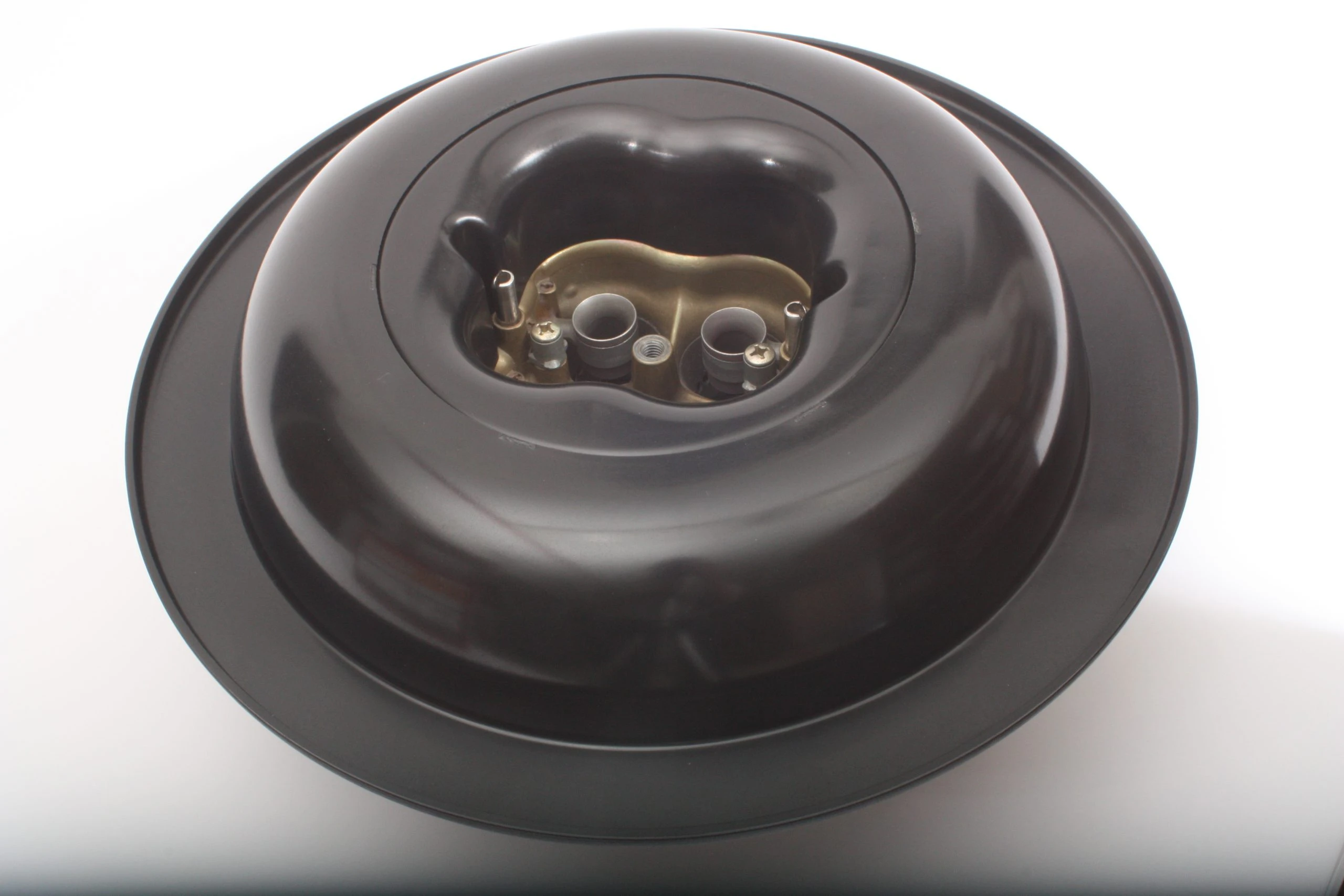 4150 4 Barrel 14" Air Cleaner Base with Direct Flow Technology - Black