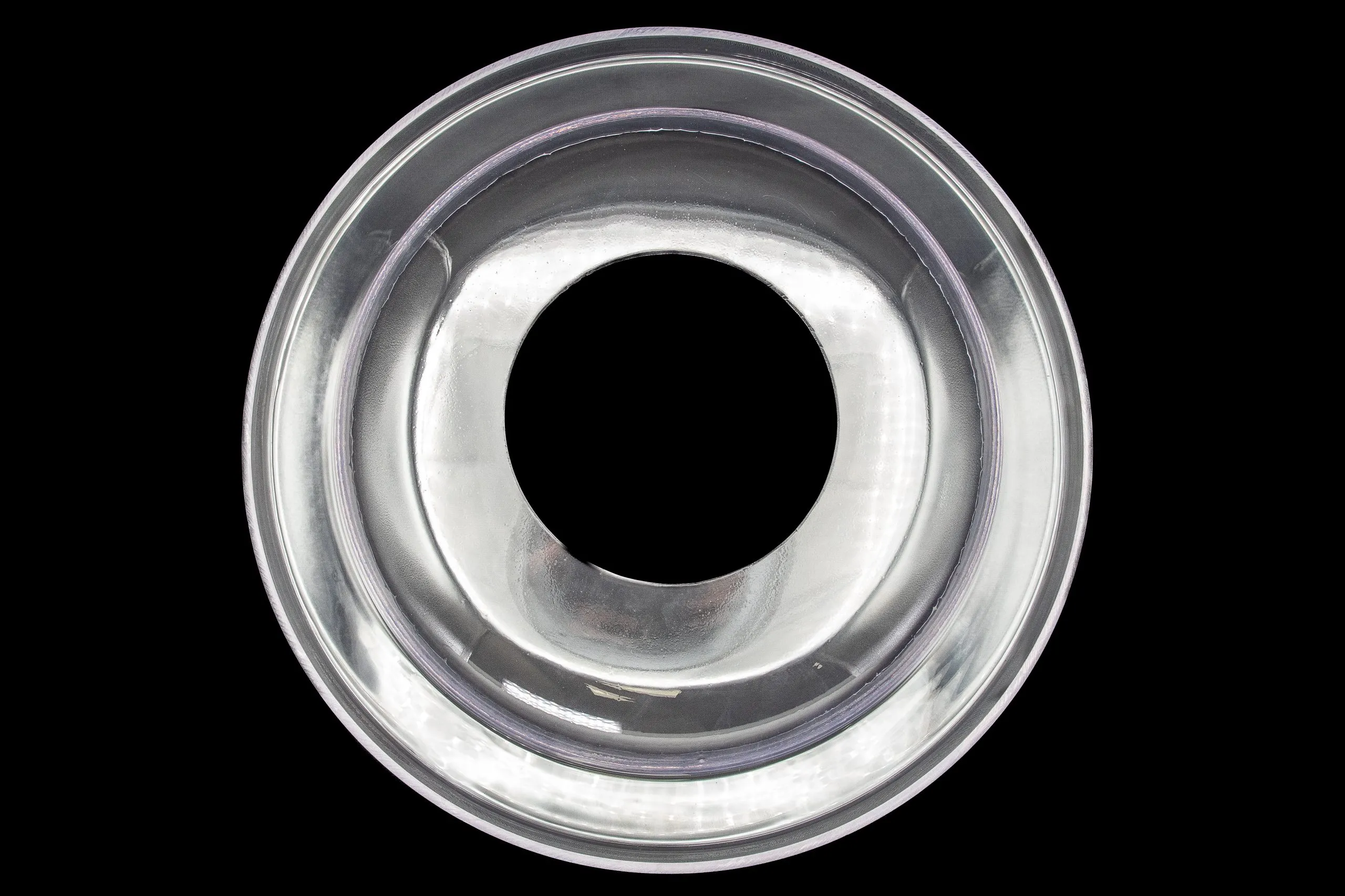 14" Round Air Cleaner Base - Clear - Image 3