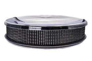 18" Holley Dominator Air Cleaner W/ 3.5" Filter - Clear