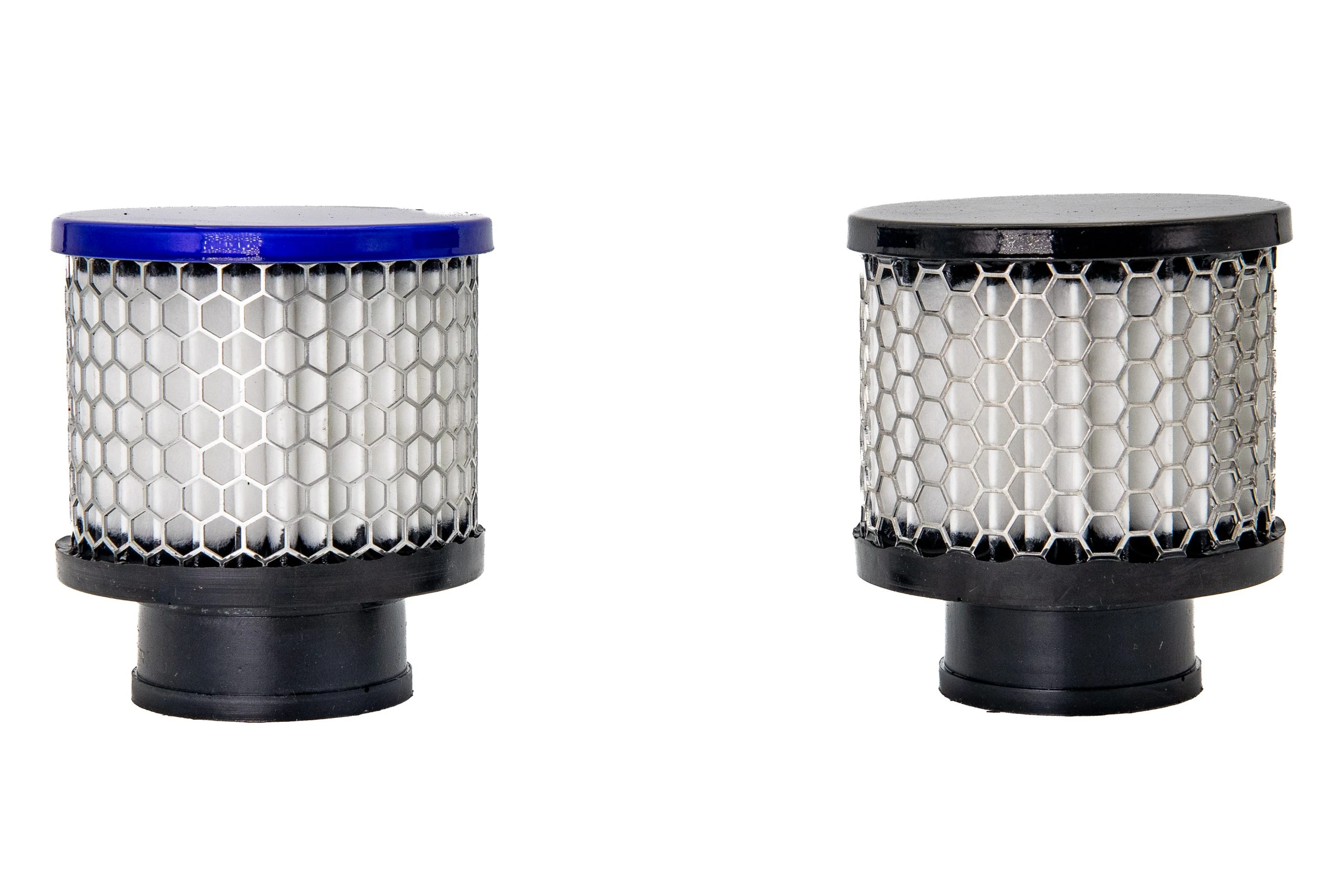 Engine Breather - Clamp-On - 1.50" - Blue End Cap