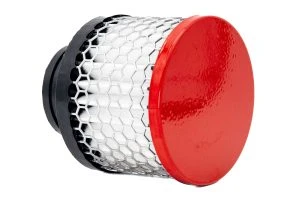 Engine Breather - Push-In - 1.25" - Red End Cap