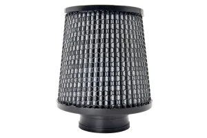 Black Hex Conical Filter 2.5" Inlet x 5.75" Dia. x 6.69" H.