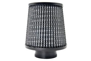 Black Hex Conical Filter 2.5" Inlet x 5.75" Dia. x 7.69" H.