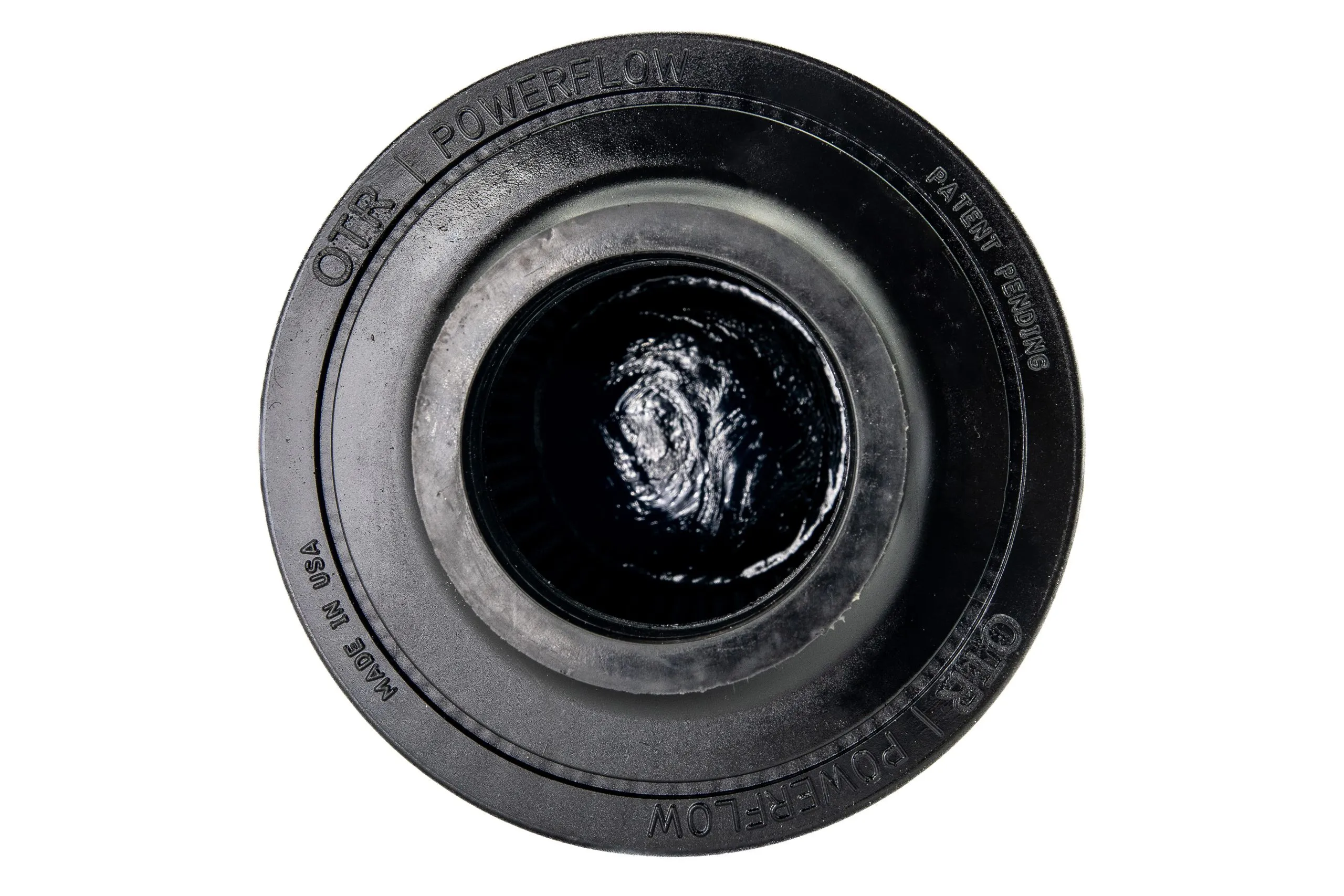 Black Hex Conical Filter 3" Inlet x 6.25" Dia. x 4.93" H.