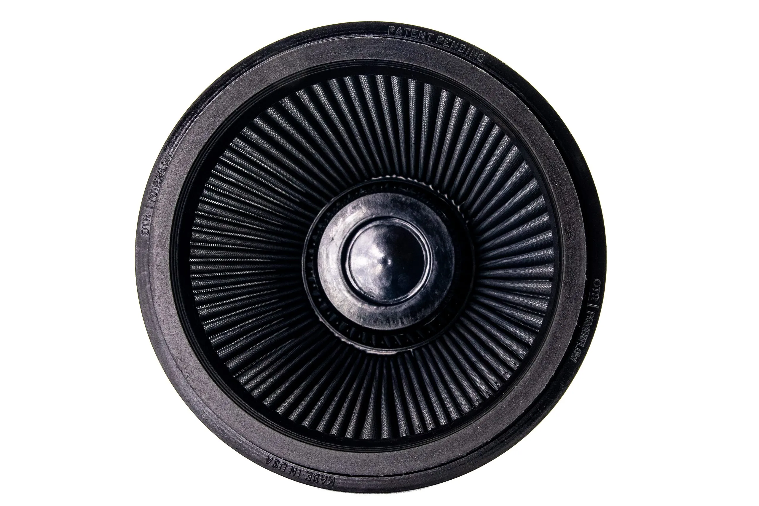 Black Hex Conical Filter 5" Inlet x 7.75" Dia. x 9" H.