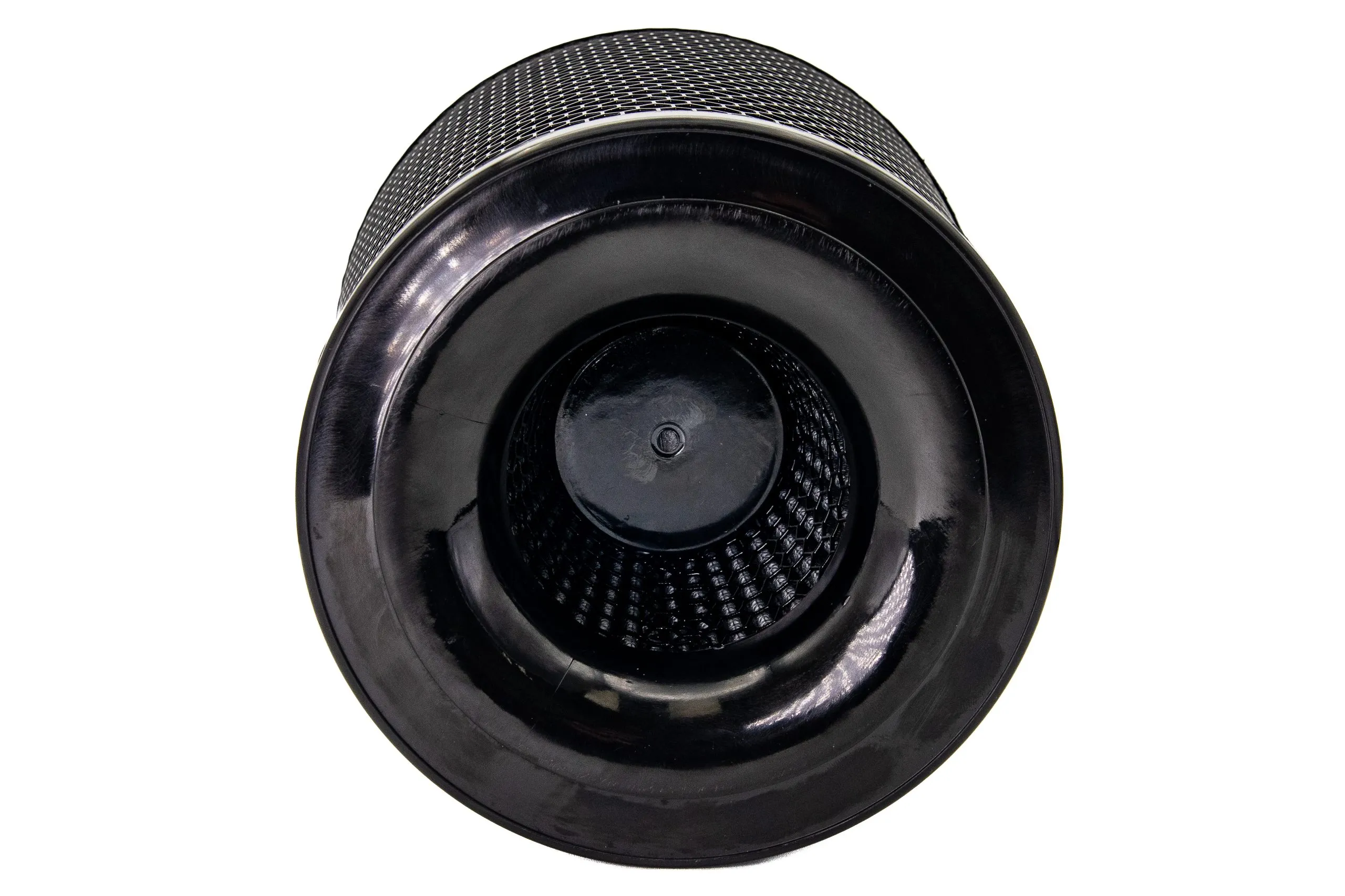 Black Hex Conical Filter 5" Inlet x 7.75" Dia. x 9" H. - Image 3