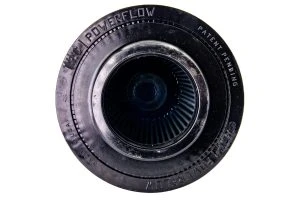 Black Hex Conical Filter 2.75" Inlet x 6" Dia. x 6.93" H.