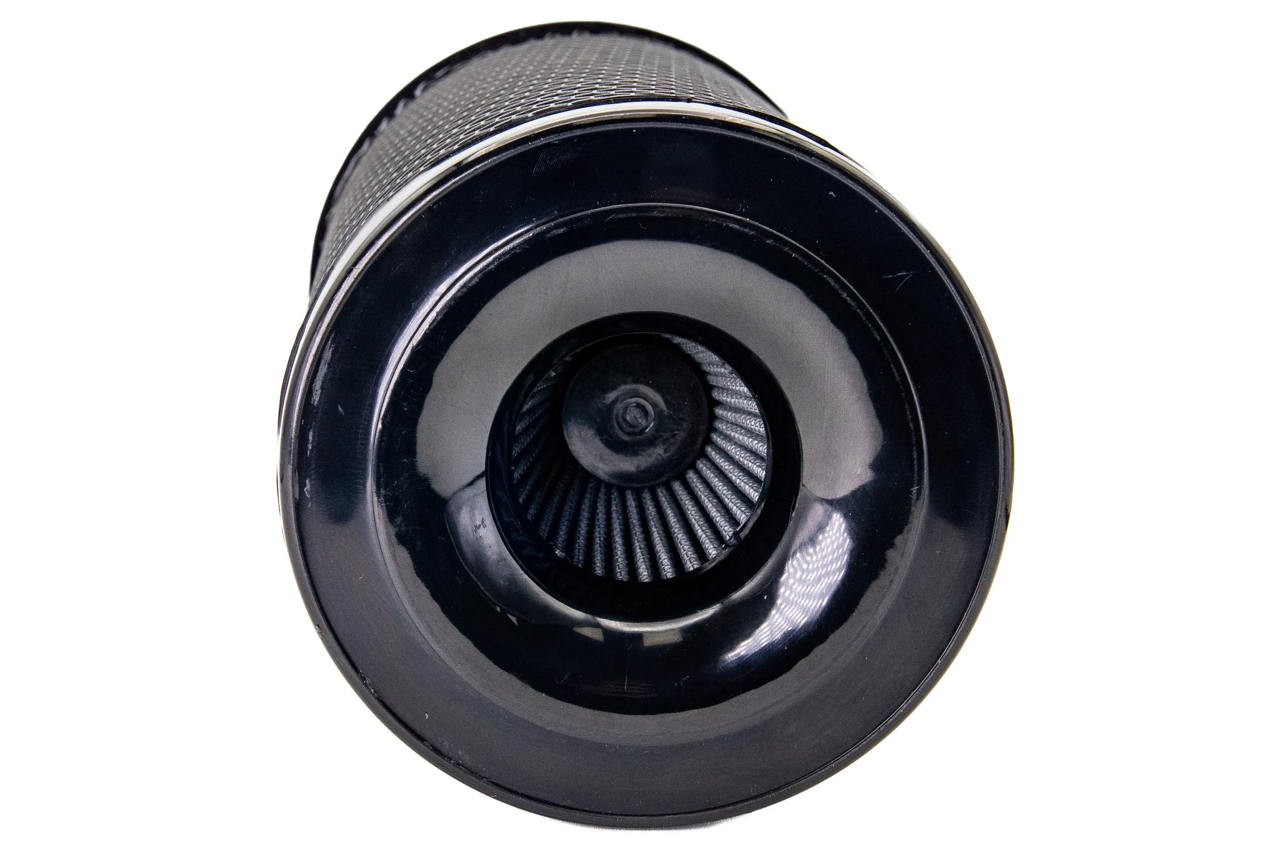 Black Hex Conical Filter 3" Inlet x 6.25" Dia. x 10.93" H. - Image 3