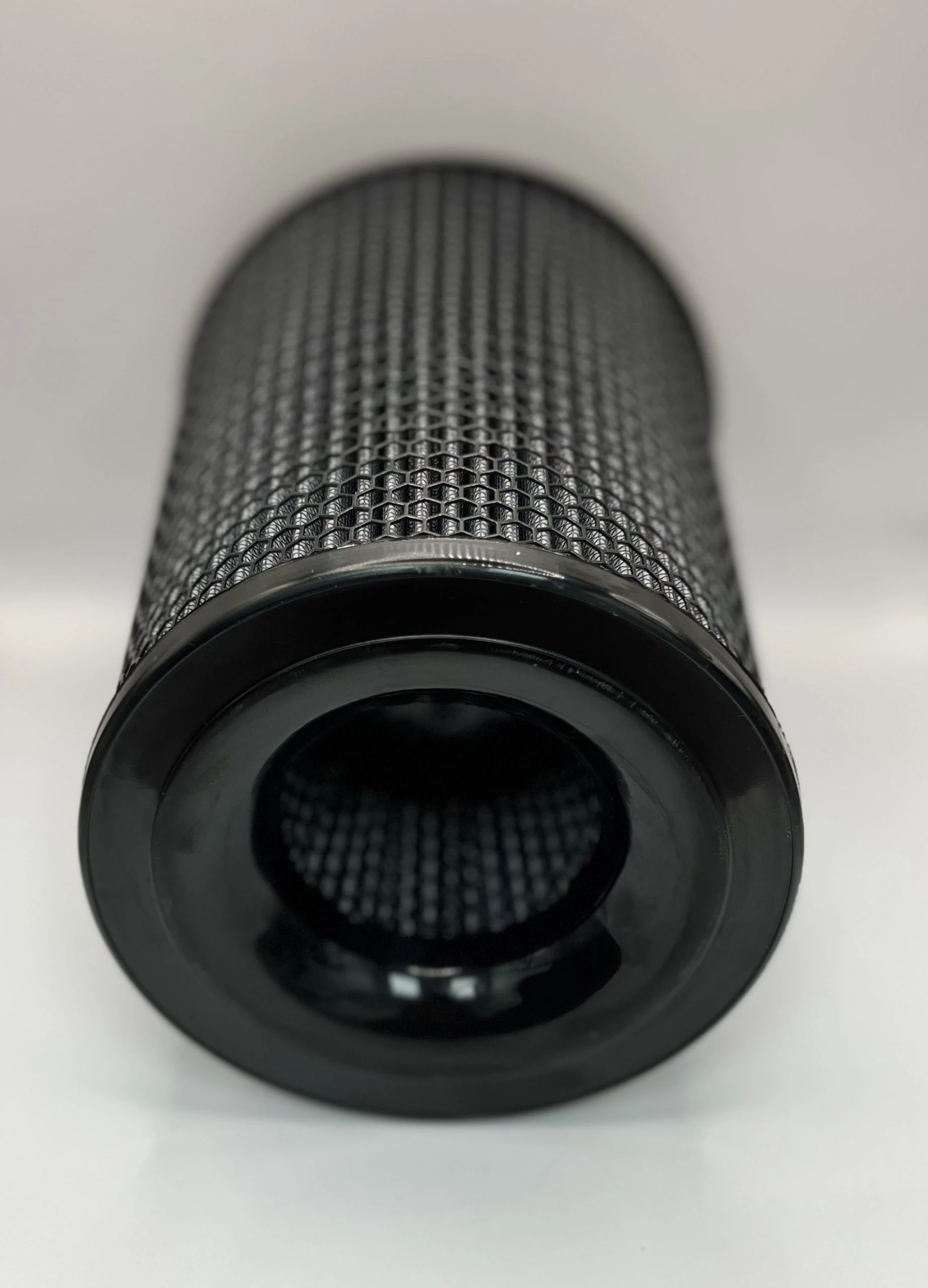 Black Hex Conical Filter 4" Inlet x 7.25" Dia. x 9.5" H. - Image 2