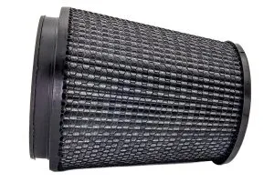 Black Hex Conical Filter 3.25" Inlet x 6.5" Dia. x 9.43" H.