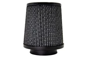 Black Hex Conical Filter 3.5" Inlet x 6" Dia. x 8" H.