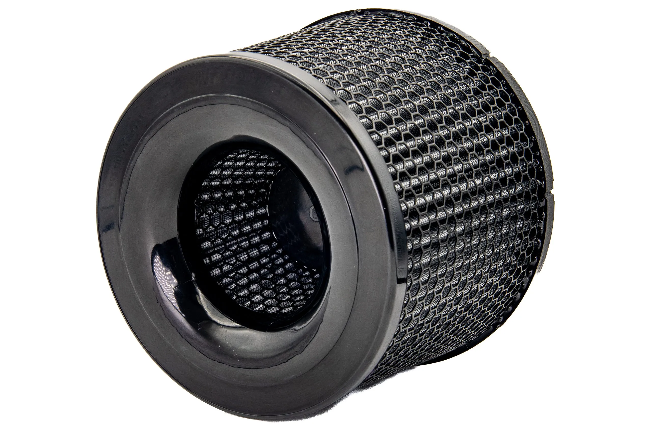 Black Hex Conical Filter 5.5" Inlet x 7.19" Dia. x 6.5" H. - Image 2