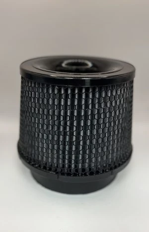 Black Hex Conical Filter 5.5" Inlet x 7.19" Dia. x 9.51" H.