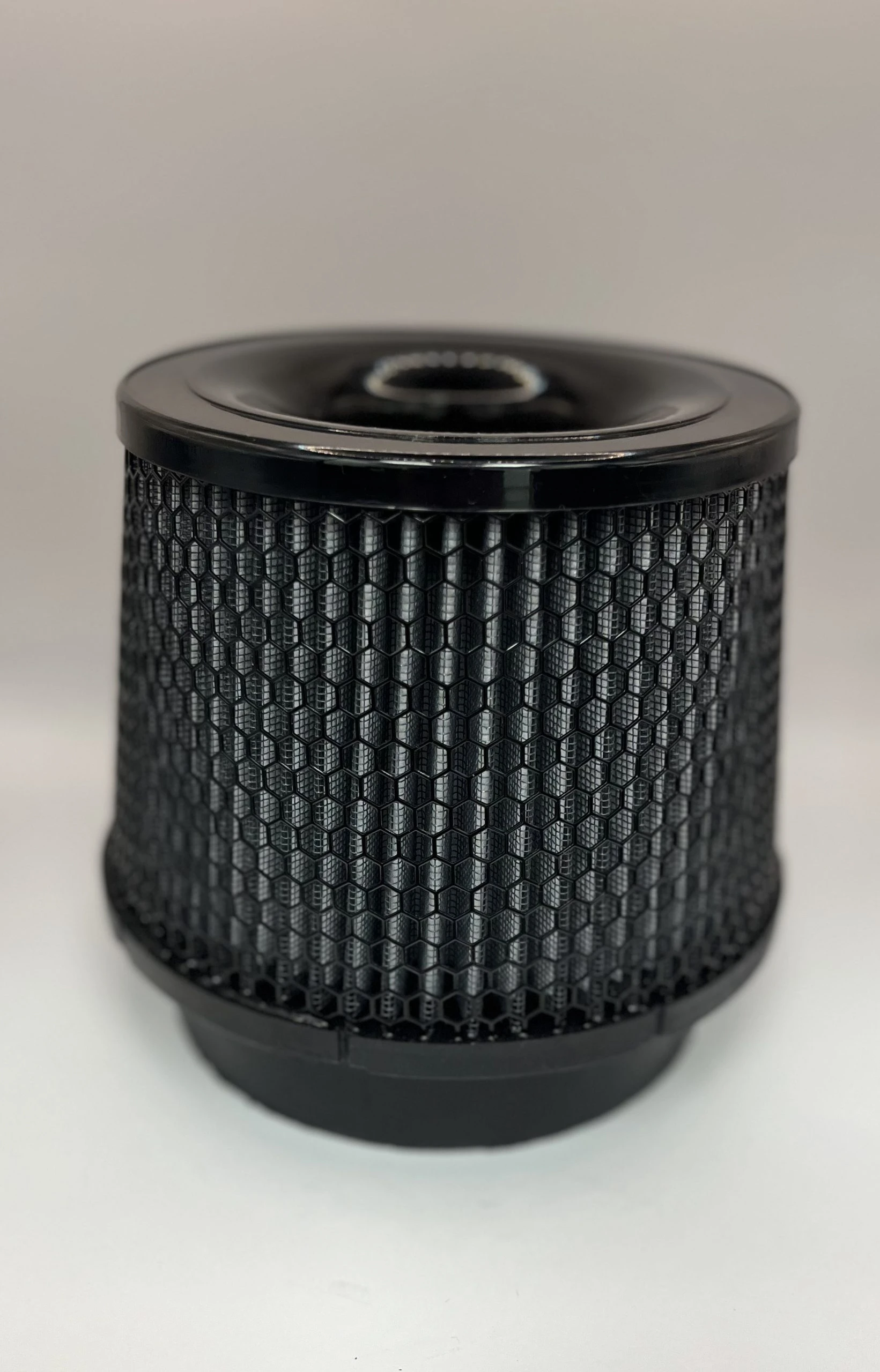 Black Hex Conical Filter 5.5" Inlet x 7.19" Dia. x 9.51" H.