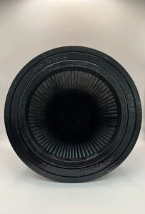 Black Hex Conical Filter 5" Inlet x 7.75" Dia. x 7.32" H.