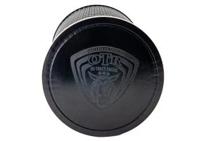 Black Hex Conical Filter 3.5" Inlet x 6" Dia. x 10.5" H.