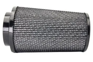 Black Hex Conical Filter 2.5" Inlet x 5.75" Dia. x 9.31" H.