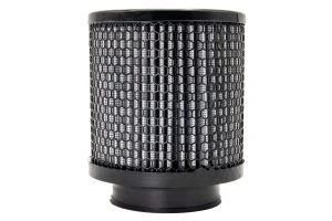 Black Hex Conical Filter 3" Inlet x 5" Dia. x 5.88" H.