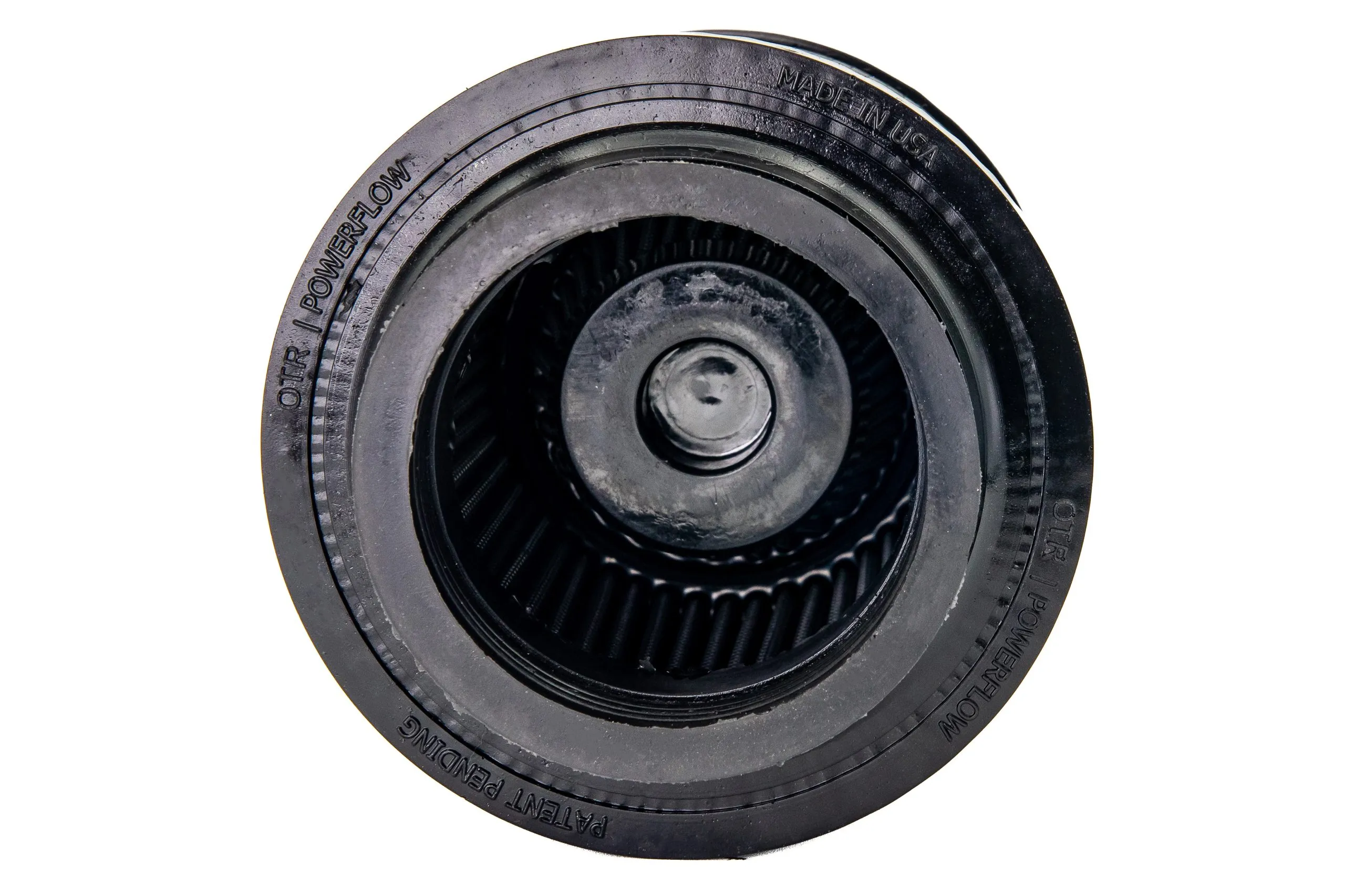 Black Hex Conical Filter 3" Inlet x 5" Dia. x 5.88" H. - Image 2