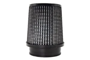 Black Hex Conical Filter 4.5" Inlet x 6" Dia. x 8" H.