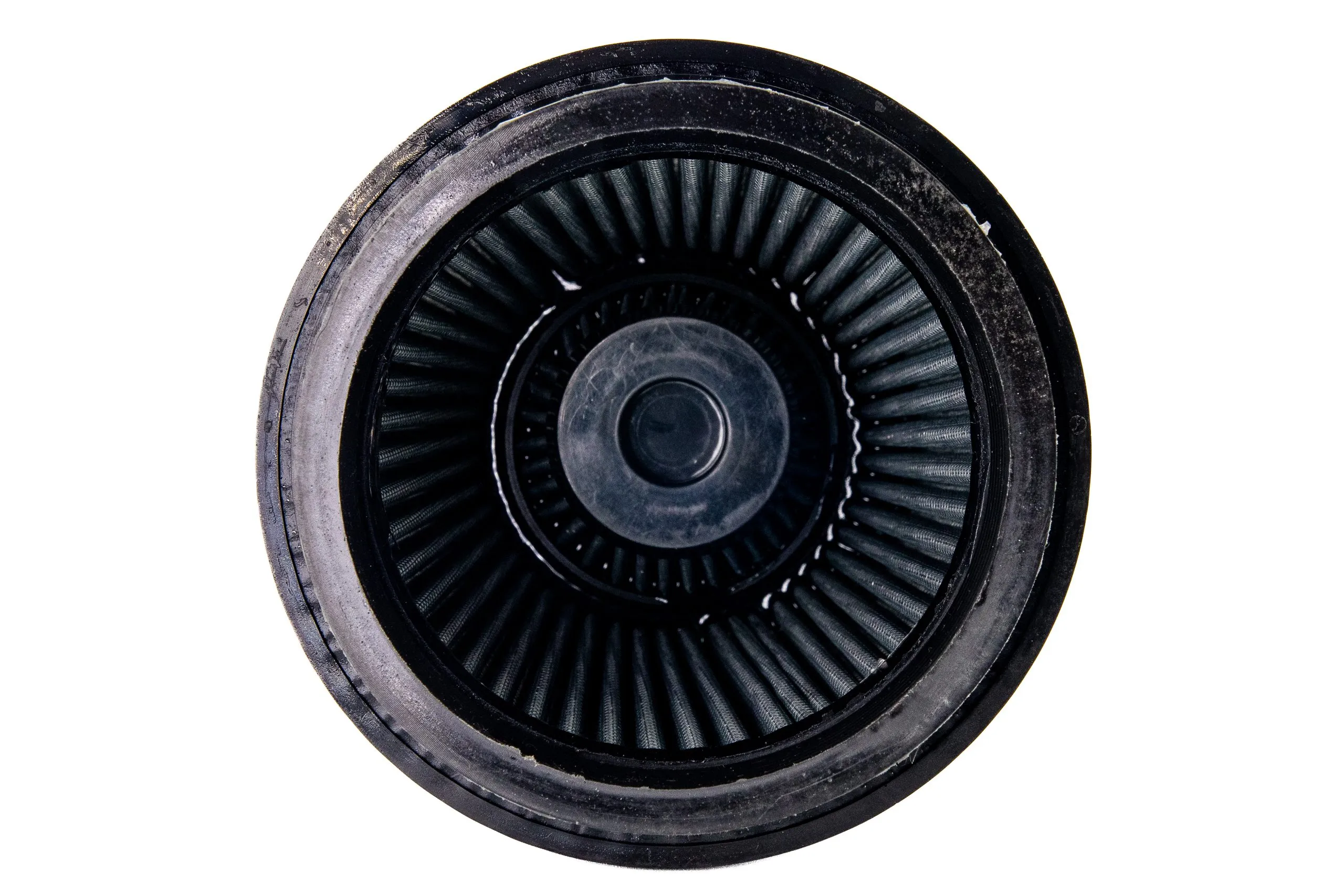 Black Hex Conical Filter 4.5" Inlet x 6" Dia. x 8" H. - Image 2