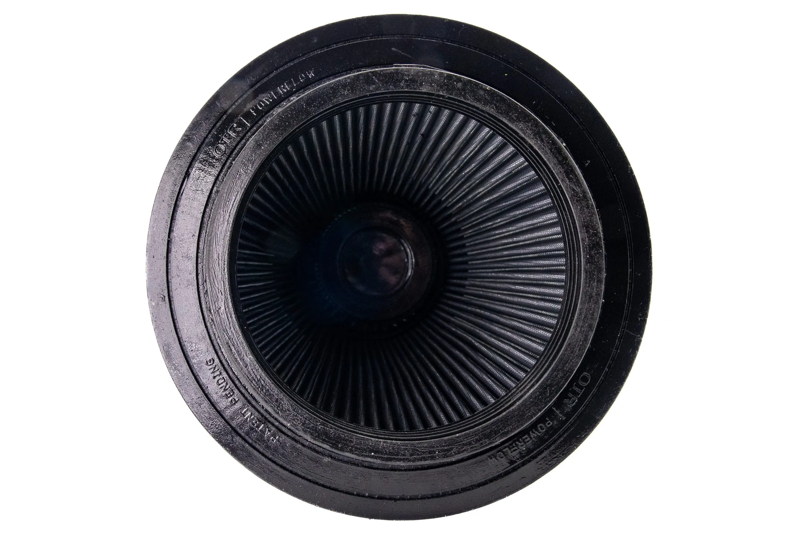 Black Hex Conical Filter 5" Inlet x 7.75" Dia. x 12" H. - Image 2