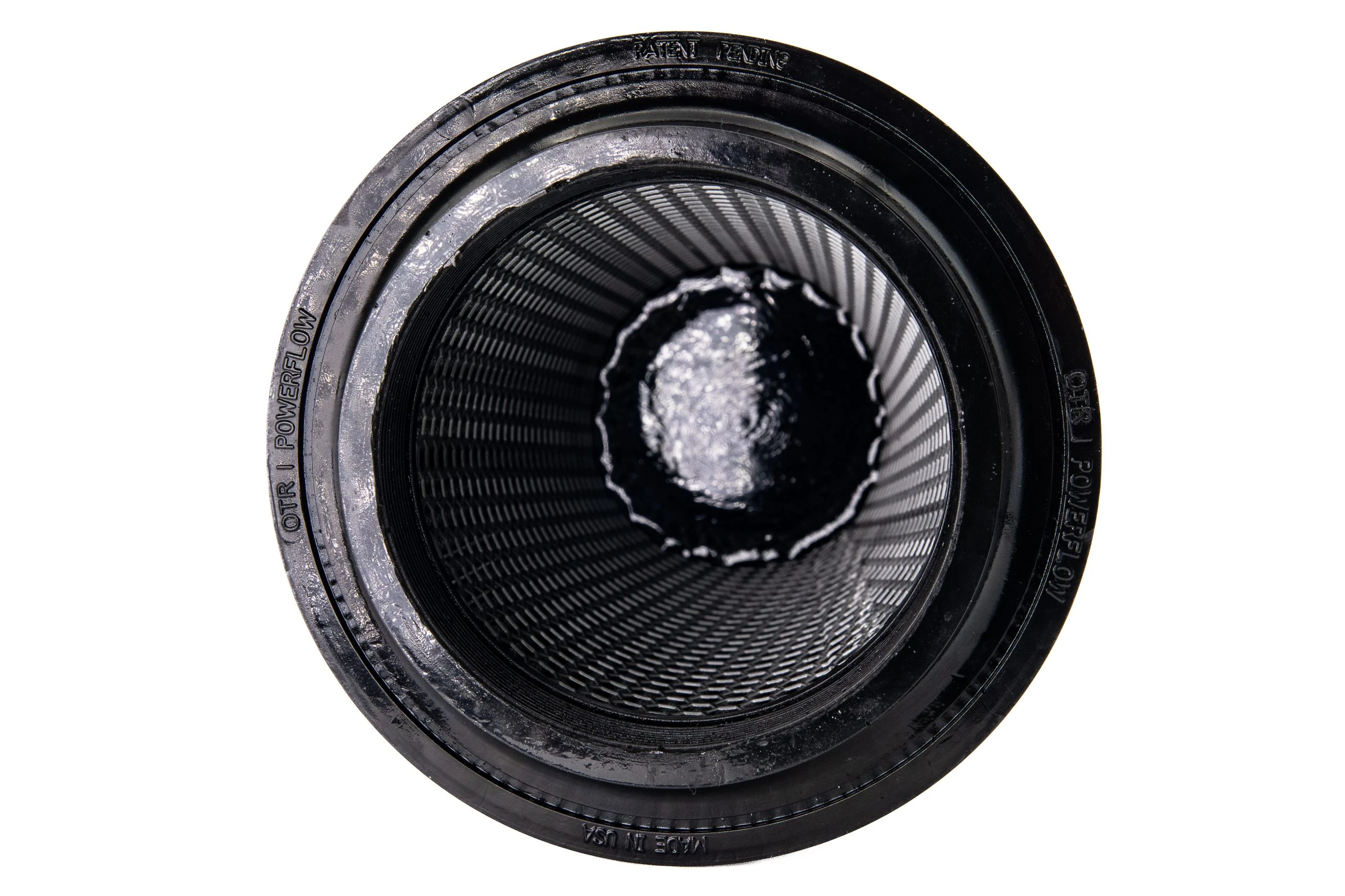 Black Hex Conical Filter 4" Inlet x 6" Dia. x 9" H. - Image 3